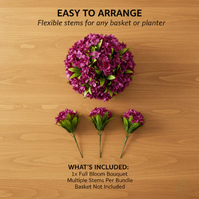 🔥70% Off Last Day🔥Ever bloom Cascades Timeless Beauty & Effortless Ambiance ,UV Resistant Artificial Petunias Flowers